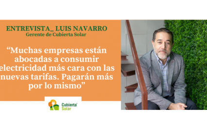Entrevista al gerente de Cubierta Solar, Luis Navarro Buciega
