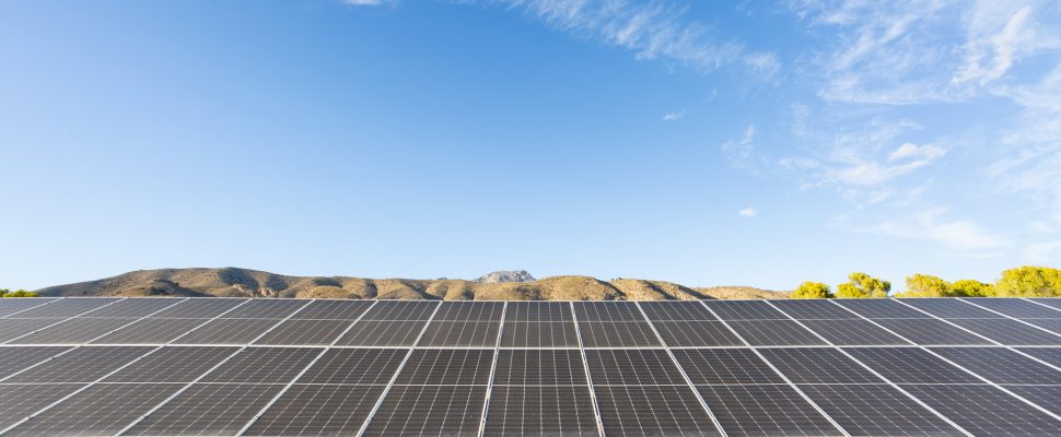 Cubierta Solar verano fotovoltaica