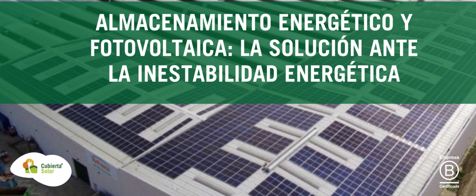 almacenamiento energético y fotovoltaica